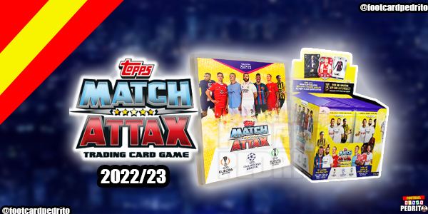 2022-23 Topps Match Attax UEFA Champions League Cards BOX (24 Packs Ea