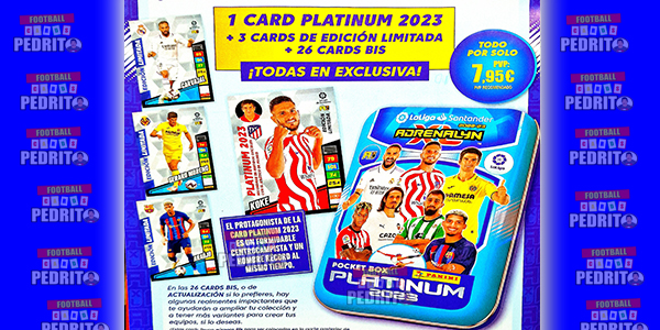 La Pocket Box Platinum de Adrenalyn XL 2022-23 Liga Santander saldrá el 7  de febrero - Cromo World